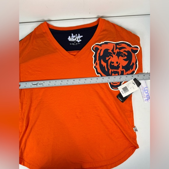 Touch by Alyssa Mulino Bears Top Size Small Orange / Blue NWT - Picture 9 of 11